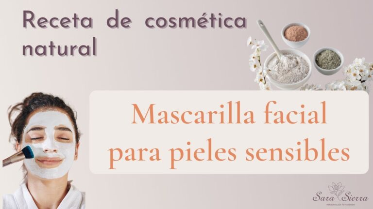 Mascarillas faciales con ingredientes naturales