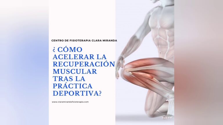 Terapia de recuperaci&oacute;n deportiva: optimizando el rendimiento
