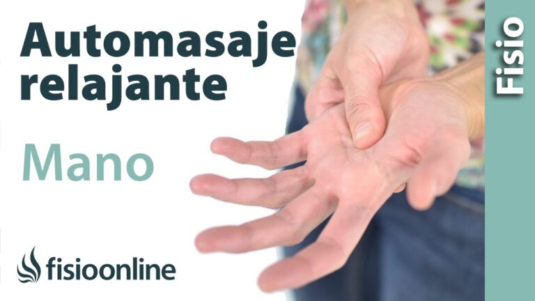 Masaje de manos: guía de automasaje para aliviar tensiones